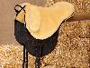 Christ Premium boml�s lammeskinds sadel - str. pony/cob . Lgd. ca. 54/55 cm 